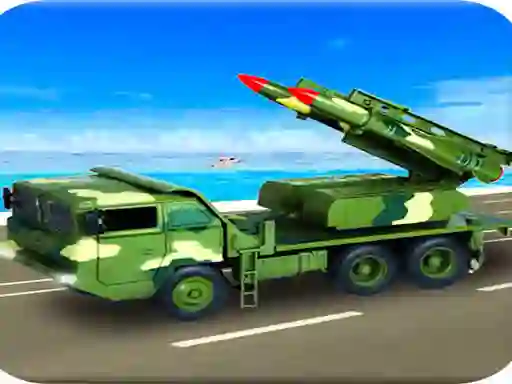 Trò chơi Us Army Missile Attack Army Truck Driving Games trực tuyến