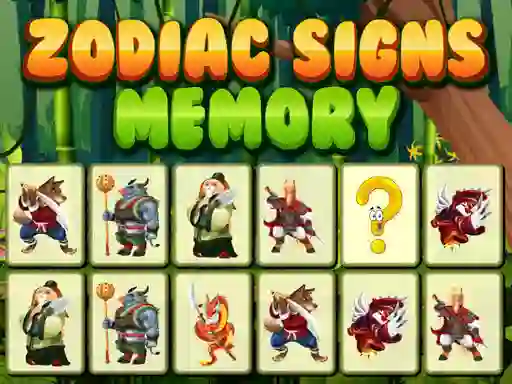 Trò chơi Zodiac Signs Memory trực tuyến