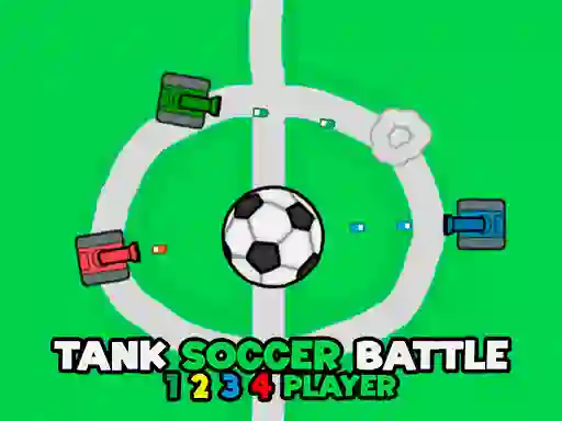 Trò chơi Tank Soccer Battle 1 2 3 4 Player trực tuyến