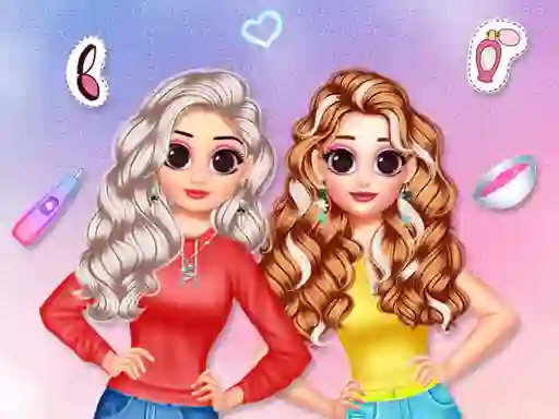 Trò chơi Besties Makeover Salon trực tuyến