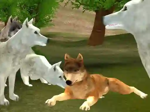 Trò chơi Wild Wolves Hunger Attack trực tuyến