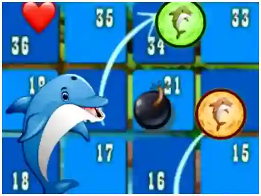 Trò chơi Dolphin Dice Race trực tuyến