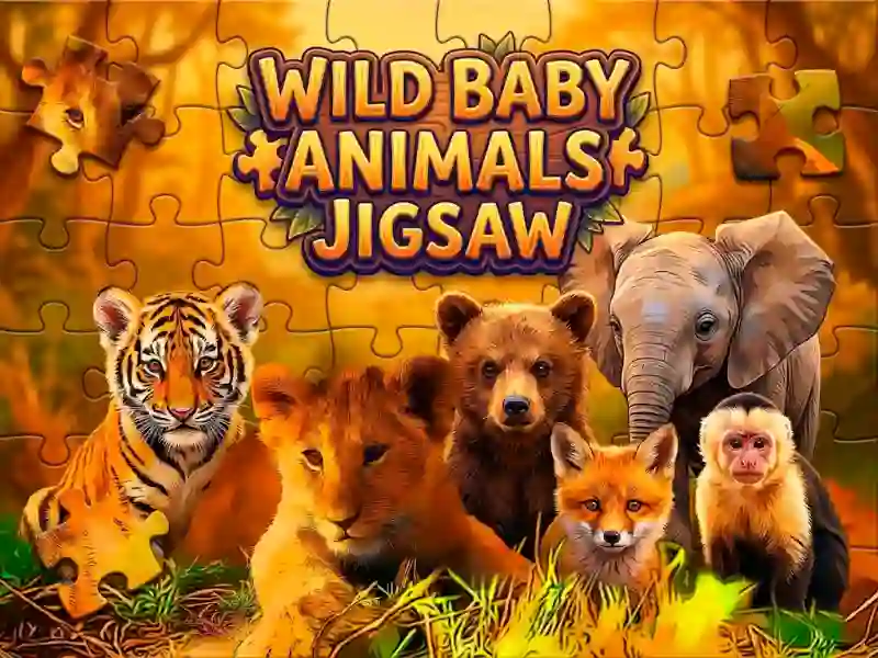 Trò chơi Wild Baby Animals Jigsaw trực tuyến