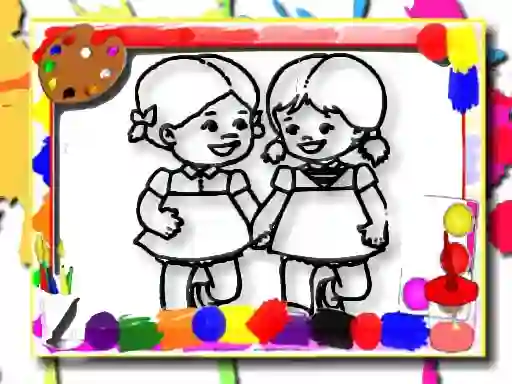 Trò chơi Kids Coloring Time trực tuyến