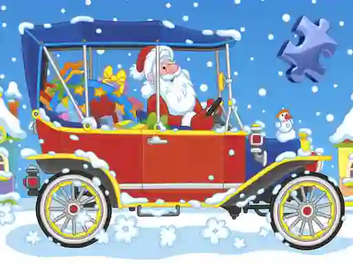 Trò chơi Christmas Cars Jigsaw trực tuyến