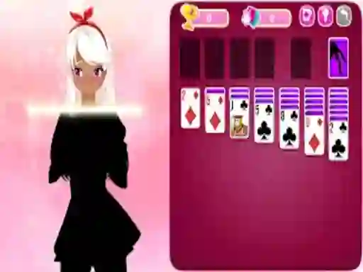 Trò chơi Solitaire Girls 2 trực tuyến