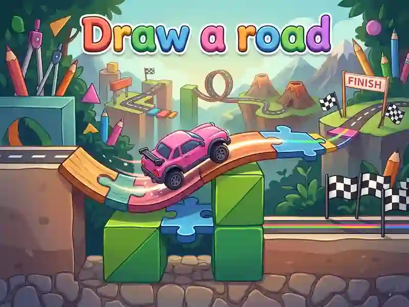 Trò chơi Draw a road trực tuyến