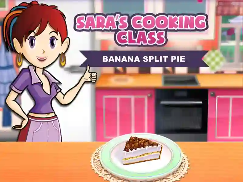 Trò chơi Banana Split Pie: Sara`s Cooking Class trực tuyến