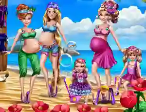 Trò chơi Pregnant Moms Exotic Holiday trực tuyến