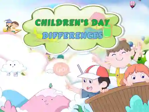Trò chơi Childrens Day Differences trực tuyến