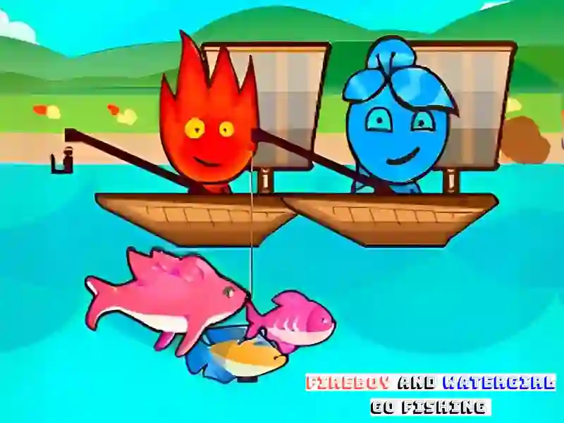 Trò chơi FireBoy And WaterGirl Go Fishing trực tuyến