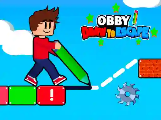 Trò chơi Obby Draw to Escape trực tuyến