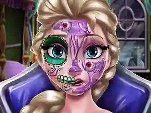 Trò chơi Elsa Scary Halloween Makeup trực tuyến