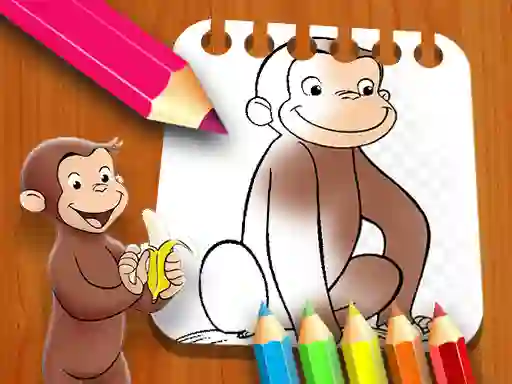 Trò chơi Curious George Coloring Book trực tuyến