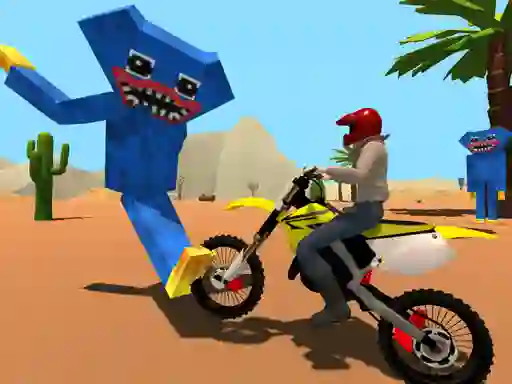 Trò chơi Motoracer vs Huggy trực tuyến