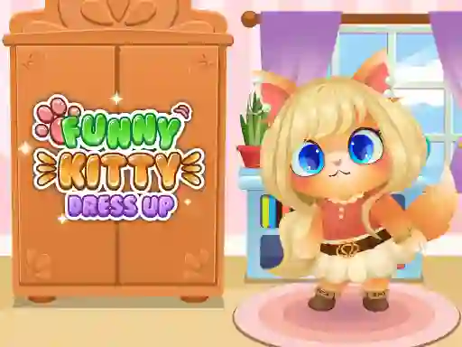 Trò chơi Funny Kitty Dress Up trực tuyến