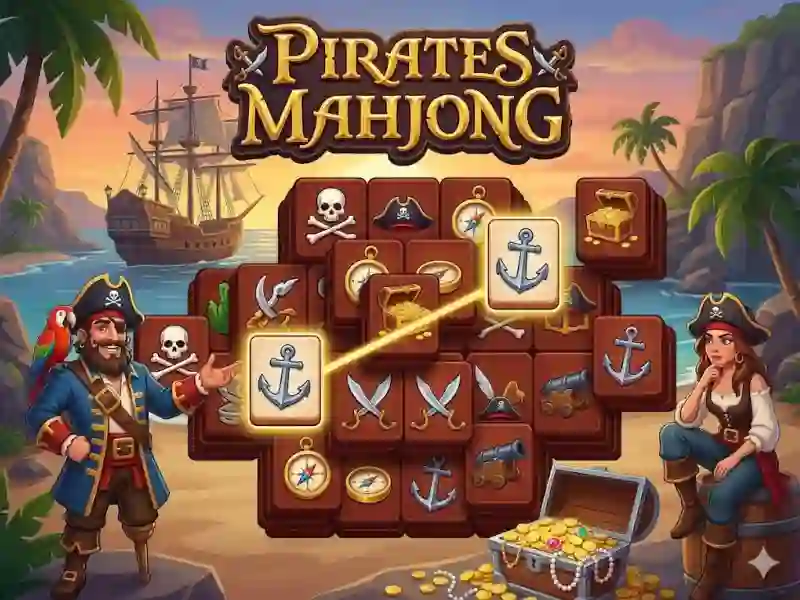 Trò chơi Pirates Mahjong trực tuyến