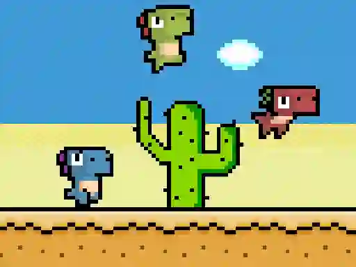 Trò chơi Pixel Dino Run trực tuyến