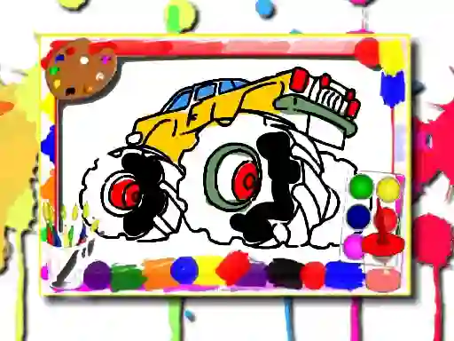 Trò chơi Monster Truck Coloring Book trực tuyến