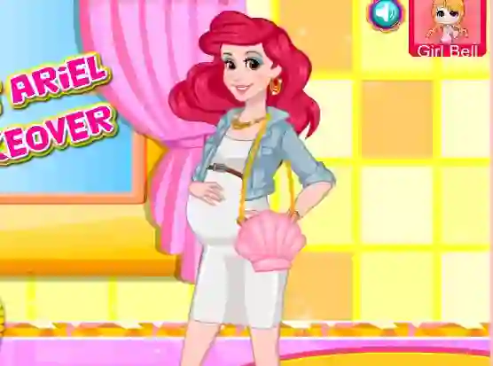 Trò chơi Pregnant Ariel Real Makeover trực tuyến