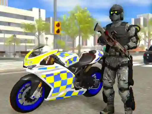 Trò chơi Police Bike City Simulator trực tuyến