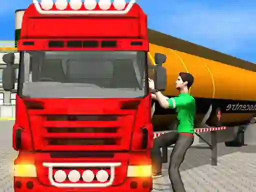 Trò chơi Oil Tanker Transporter Truck Simulator trực tuyến