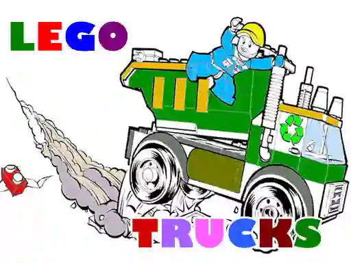 Trò chơi Lego Trucks Coloring trực tuyến