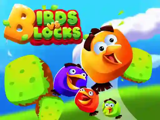 Trò chơi Birds vs Blocks trực tuyến
