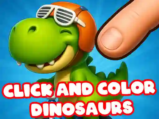 Trò chơi Click And Colors Dinosaurs trực tuyến