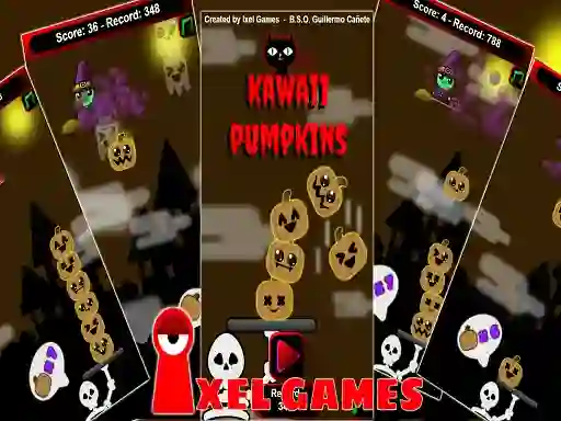 Trò chơi Kawaii Pumpkins trực tuyến