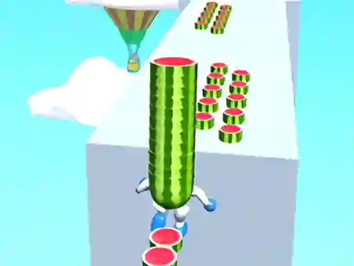 Trò chơi Watermelon Run 3d trực tuyến