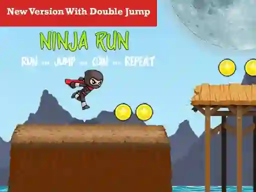 Trò chơi Ninja Run Double Jump trực tuyến