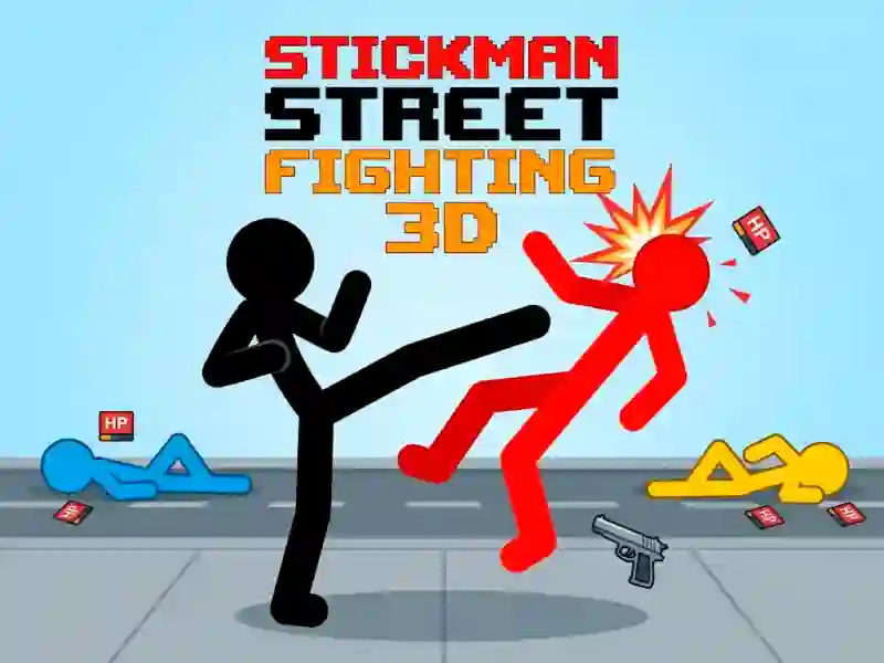 Trò chơi Stickman Street Fighting 3d trực tuyến