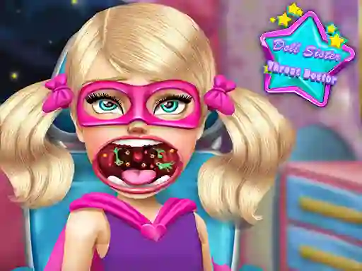 Trò chơi Doll Sister Throat Doctor trực tuyến