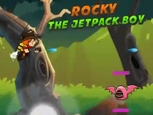 Trò chơi Rocky The Jetpack Boy trực tuyến
