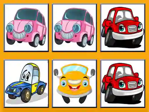 Trò chơi Funny Cars Memory trực tuyến