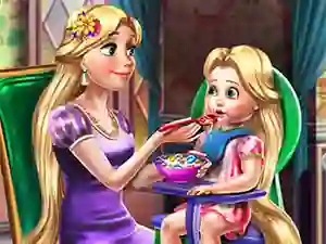 Trò chơi Goldie Princess Toddler Feed trực tuyến