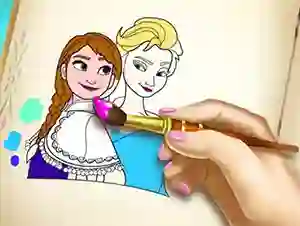 Trò chơi Ice Kingdom Coloring Book trực tuyến