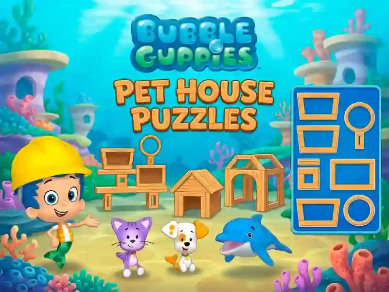 Trò chơi Bubble Guppies Pet House Puzzles trực tuyến