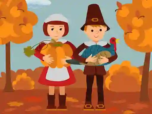 Trò chơi Thanksgiving Jigsaw trực tuyến