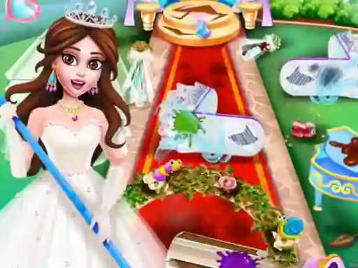 Trò chơi Princess Wedding Cleaning trực tuyến