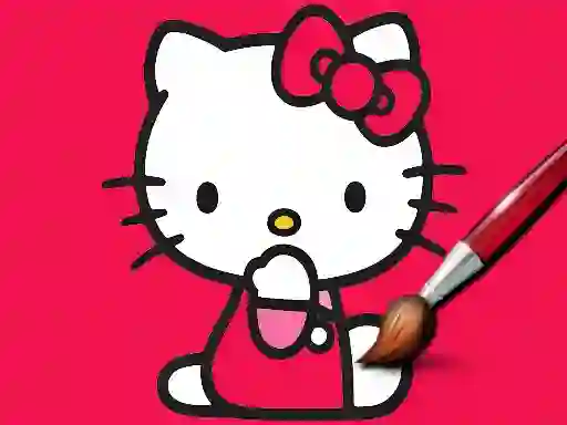 Trò chơi Easy Coloring Kitty trực tuyến