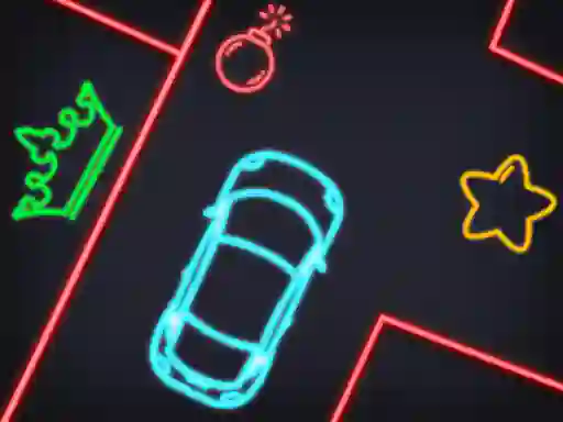 Trò chơi Neon Car Puzzle trực tuyến