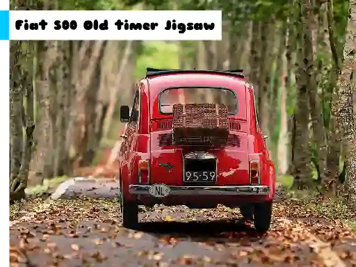 Trò chơi Fiat 500 Old Timer Jigsaw trực tuyến