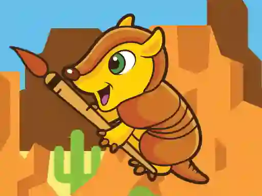 Trò chơi Happy Armadillo Coloring trực tuyến