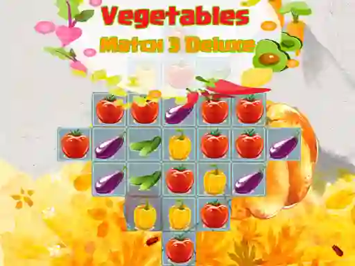 Trò chơi Vegetables Match 3 Deluxe trực tuyến