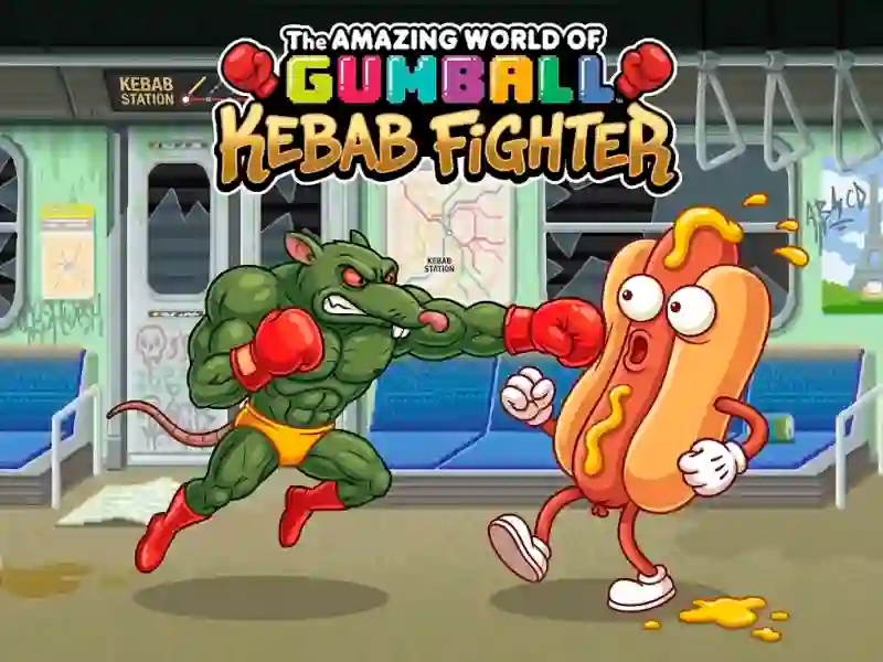 Trò chơi The Amazing World of Gumball Kebab Fighter trực tuyến