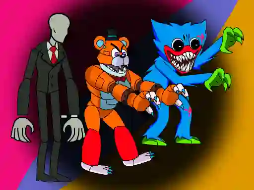 Trò chơi Monsters Attack Among Us Squad trực tuyến