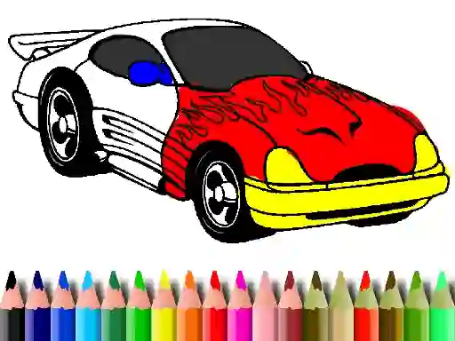 Trò chơi Back To School: Muscle Car Coloring trực tuyến
