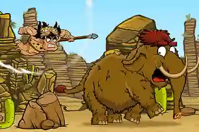 Trò chơi Caveman Hunt trực tuyến